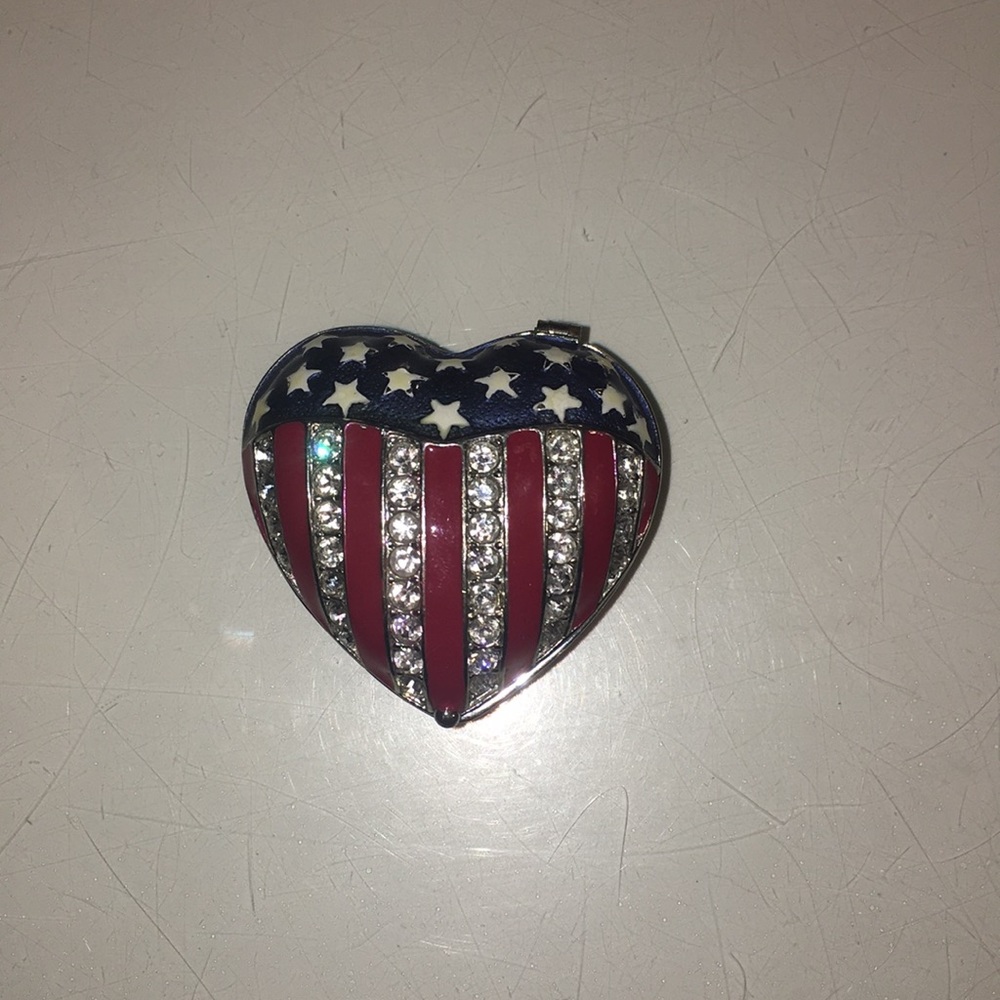Red White and Blue Pill Box
